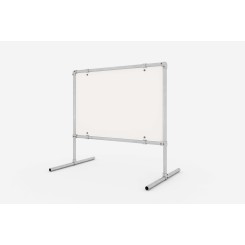 Freestanding advertising structure adjustable - under the dibond screen (Klemp)