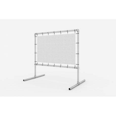 Vrijstaande reclamestructuur, verstelbaar - voor banners (Klemp) - Vrijstaande constructies Vrijstaande reclamestructuur, verstelbaar - voor banners (Klemp) - Vrijstaande constructies