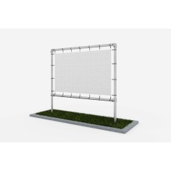 Konstrukcja reklamowa rurowa - pod baner (Klemp)