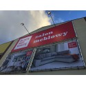 Aan de muur bevestigd aluminium spanframe voor reclamebanners (Klemp)