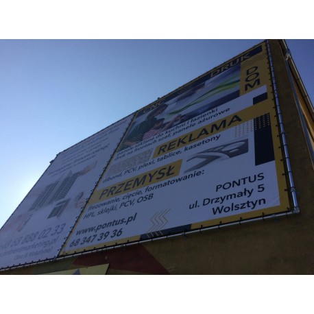 Aan de muur bevestigd aluminium spanframe voor reclamebanners (Klemp) Aan de muur bevestigd aluminium spanframe voor reclamebanners (Klemp)
