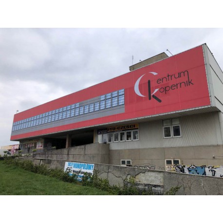 Aan de muur bevestigd aluminium spanframe voor reclamebanners (Klemp) Aan de muur bevestigd aluminium spanframe voor reclamebanners (Klemp)