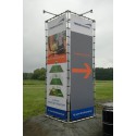 Reclame kubus Banner Aluminium Tension Frame (Klemp) Reclame kubus Banner Aluminium Tension Frame (Klemp)