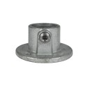 Flangia, rotonda Typ 10A, 21,3 mm, Zincato (Klemp) Flangia, rotonda Typ 10A, 21,3 mm, Zincato (Klemp)