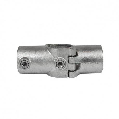 Croce a due vie aggiuntiva Typ 22OE, 48,3 mm, Zincato (Klemp) - Raccordi per tubi tondi Croce a due vie aggiuntiva Typ 22OE, 48,3 mm, Zincato (Klemp) - Raccordi per tubi tondi