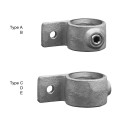 Oogdeel enkele lip Typ 55A, 21,3 mm, Thermisch verzinkt (Klemp) Oogdeel enkele lip Typ 55A, 21,3 mm, Thermisch verzinkt (Klemp)