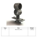 Container Tubefitting C3428ContainerE, 48,3 mm, Galvanized (Klemp) Container Tubefitting C3428ContainerE, 48,3 mm, Galvanized (Klemp)