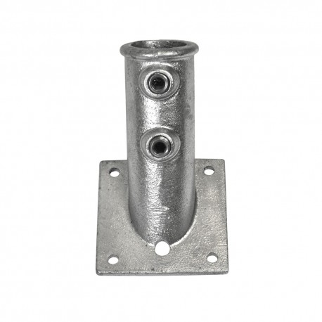 Flag Pole Holder Typ FP1C, 33,7 mm , Galvanized (Klemp) - Round Tubefittings Flag Pole Holder Typ FP1C, 33,7 mm , Galvanized (Klemp) - Round Tubefittings