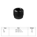 Stellschrauben aus rostfreiem Stahl für Rohrverbinder - Typ 76A - 21,3 mm (Schwarz) (Klemp)