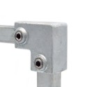 Elbow piece 90°Typ 6S, 25 mm, Galvanized (Klemp)