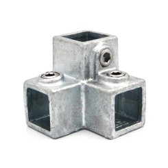 Three-way elbow 90° Typ 18S, 25 mm, Galvanized (Klemp)