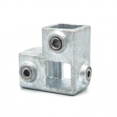 Ángulo de vertical continuo Typ 20S, 25 mm, Galvanizado (Klemp) - Abrazaderas de tubo cuadradas Ángulo de vertical continuo Typ 20S, 25 mm, Galvanizado (Klemp) - Abrazaderas de tubo cuadradas