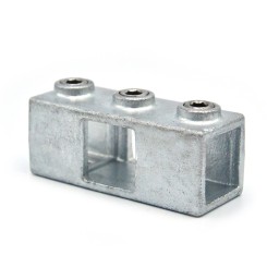Krzyżak dwugniazdowy Typ 22S, 25 mm, Ocynk (Klemp)
