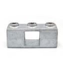 Cruz de dos zócalos Typ 22S, 25 mm, Galvanizado (Klemp) Cruz de dos zócalos Typ 22S, 25 mm, Galvanizado (Klemp)