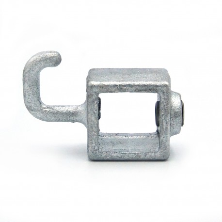 Gancho torcido Typ 64S, 25 mm, Galvanizado (Klemp) - Abrazaderas de tubo cuadradas Gancho torcido Typ 64S, 25 mm, Galvanizado (Klemp) - Abrazaderas de tubo cuadradas