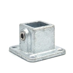 Square footplate Typ 11S, 25 mm, Galvanized (Klemp)
