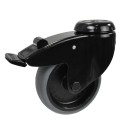 Schwenkrad Schwarz 100 mm (Klemp)