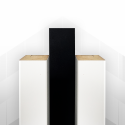 Dekorative HDF lackierte Streifen - 277 cm - 31mm x 3mm (Klemp)