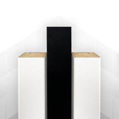 Listwy ozdobne HDF lakierowne - 277 cm - 31mm x 3mm (Klemp)