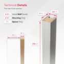 MDF Lamellen Standard 29x40 (Klemp)