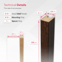 MDF Standard Slats 29x40 (Klemp) MDF Standard Slats 29x40 (Klemp)