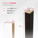 MDF Lamellen Standard 29x40 (Klemp) MDF Lamellen Standard 29x40 (Klemp)