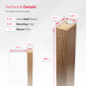 MDF Lamellen Standard 29x40 (Klemp) MDF Lamellen Standard 29x40 (Klemp)