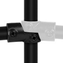 Adjustible Swivel Tee Typ 49E, 48,3 mm, Black (Klemp) Adjustible Swivel Tee Typ 49E, 48,3 mm, Black (Klemp)