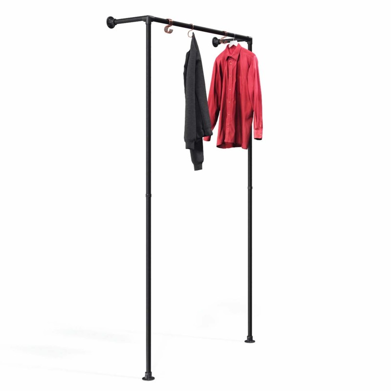 Percha München - De pared - Negra (Klemp) - Kits Percha München - De pared - Negra (Klemp) - Kits