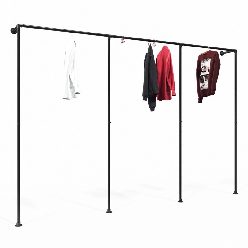 Percha Hannover - De pared - Negra (Klemp) - Kits Percha Hannover - De pared - Negra (Klemp) - Kits