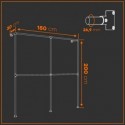 Clothes Rack Frankfurt - Wall mounted - Black (Klemp) Clothes Rack Frankfurt - Wall mounted - Black (Klemp)
