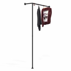 Percha Bonn - De pared - Negra (Klemp)