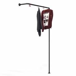 Clothes Rack Bremen - Wall mounted - Black (Klemp)