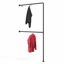 Percha Essen - De pared - Negra (Klemp)