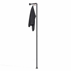 Percha Berlín - De pared - Negra (Klemp)