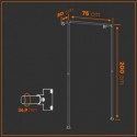 Percha München - De pared - Galvanizada (Klemp) Percha München - De pared - Galvanizada (Klemp)