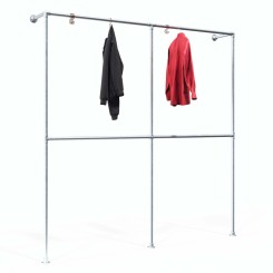 Percha Frankfurt - De pared - Galvanizada (Klemp)