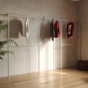 Clothes Rack Düsseldorf - Wall mounted - Galvanized (Klemp) Clothes Rack Düsseldorf - Wall mounted - Galvanized (Klemp)