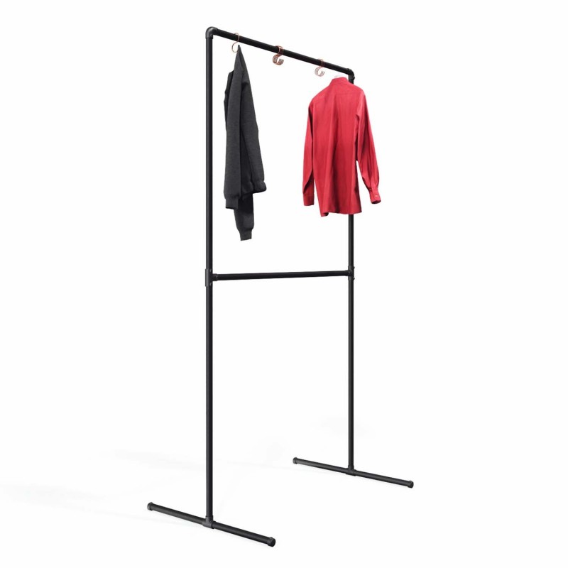 Clothes Rack Hamburg - Freestanding - Black (Klemp) - Kits Clothes Rack Hamburg - Freestanding - Black (Klemp) - Kits