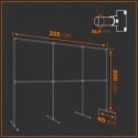 Clothes Rack Stuttgart - Freestanding - Black (Klemp) Clothes Rack Stuttgart - Freestanding - Black (Klemp)