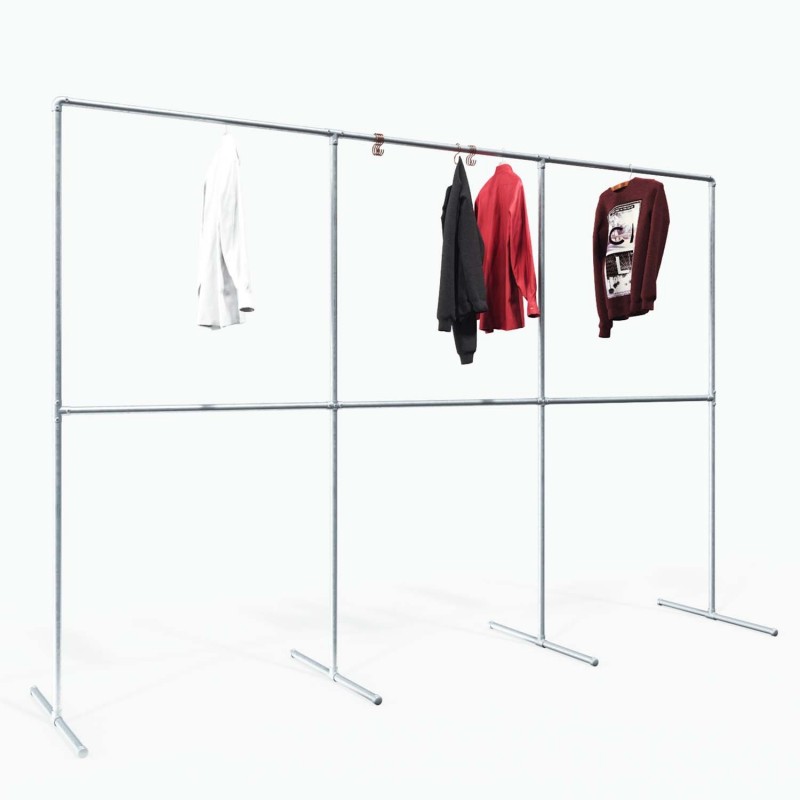 Percha Stuttgart - Independiente - Galvanizada (Klemp) - Kits Percha Stuttgart - Independiente - Galvanizada (Klemp) - Kits