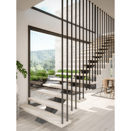 Vertirod Railing Vertial Bar Stair Railing, Klemp