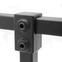 Kort T-stuk Typ 2S, 25 mm, Zwart (Klemp) Kort T-stuk Typ 2S, 25 mm, Zwart (Klemp)