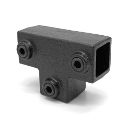 Lang T-stuk Typ 4S, 25 mm, Zwart (Klemp)