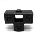 Conexión en T de salida lateral Typ 24S, 25 mm, Negro (Klemp) Conexión en T de salida lateral Typ 24S, 25 mm, Negro (Klemp)