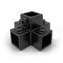 Four Socket Cross Typ 26S, 25 mm, Black (Klemp) Four Socket Cross Typ 26S, 25 mm, Black (Klemp)