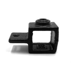 Oogdeel scharnierstuk Typ 36S, 25 mm, Zwart (Klemp)