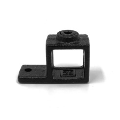 Eyelet part single lip Typ 55S, 25 mm, Black (Klemp)
