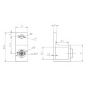 Œillet simple lèvre Typ 55S, 25 mm, Le noir (Klemp) Œillet simple lèvre Typ 55S, 25 mm, Le noir (Klemp)