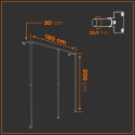 Percha Dresden - De pared - Galvanizada (Klemp) Percha Dresden - De pared - Galvanizada (Klemp)